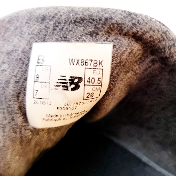 New Balance 867 Cross Training Shoes Womens Size 9 Black Pink Walking Running - Picture 10 of 10